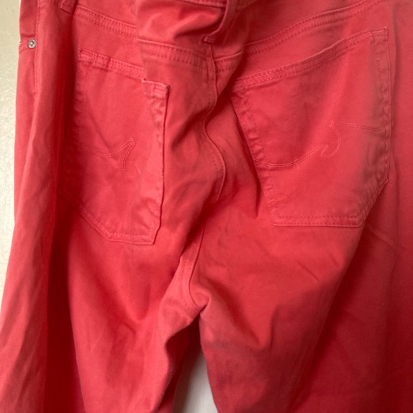 Adriano Goldschied coral color jeans - Mid-Rise Cigarette size 32R - Picture 6 of 7